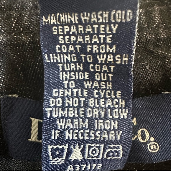 Denim Co Denim Removable Fleece Blanket Lined Toggle Button Pocket Coat Womens S - Picture 11 of 14